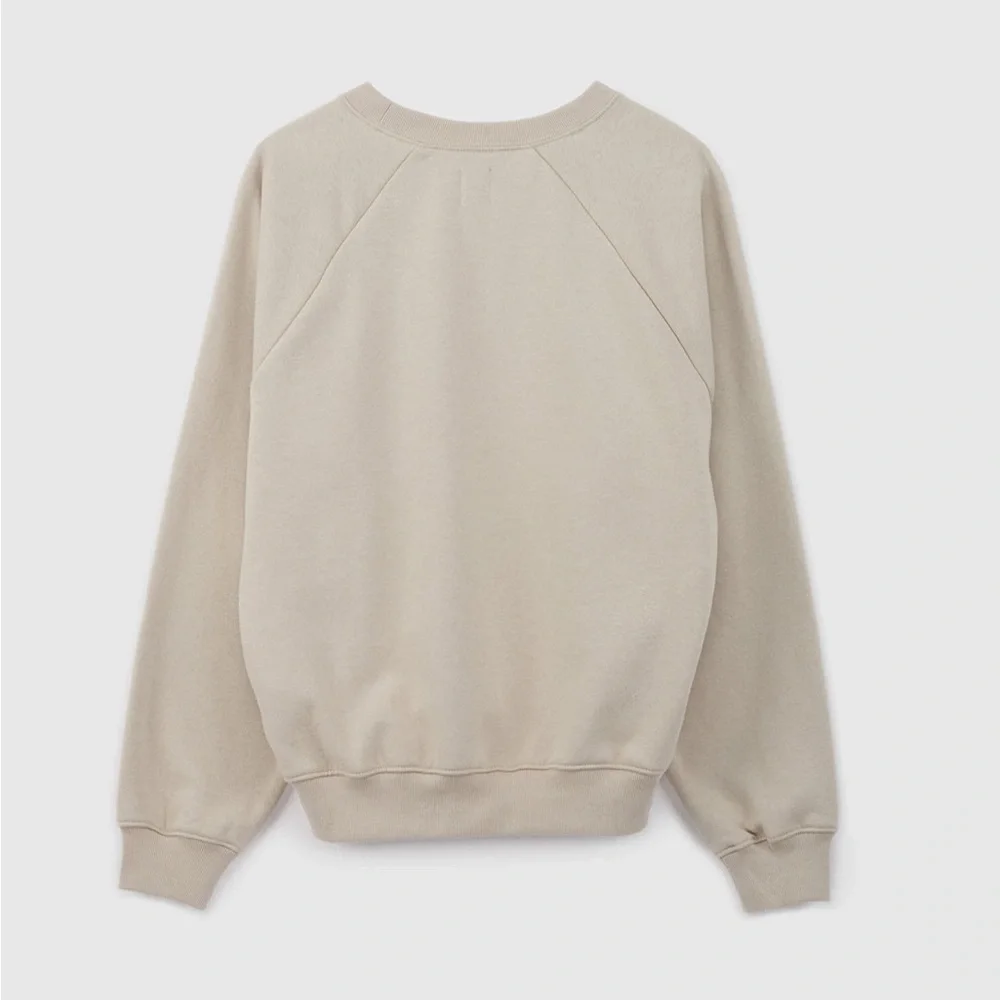 GAP Moonstone Beige Vintage Soft Raglan Sweatshirt - Picture 6 of 14